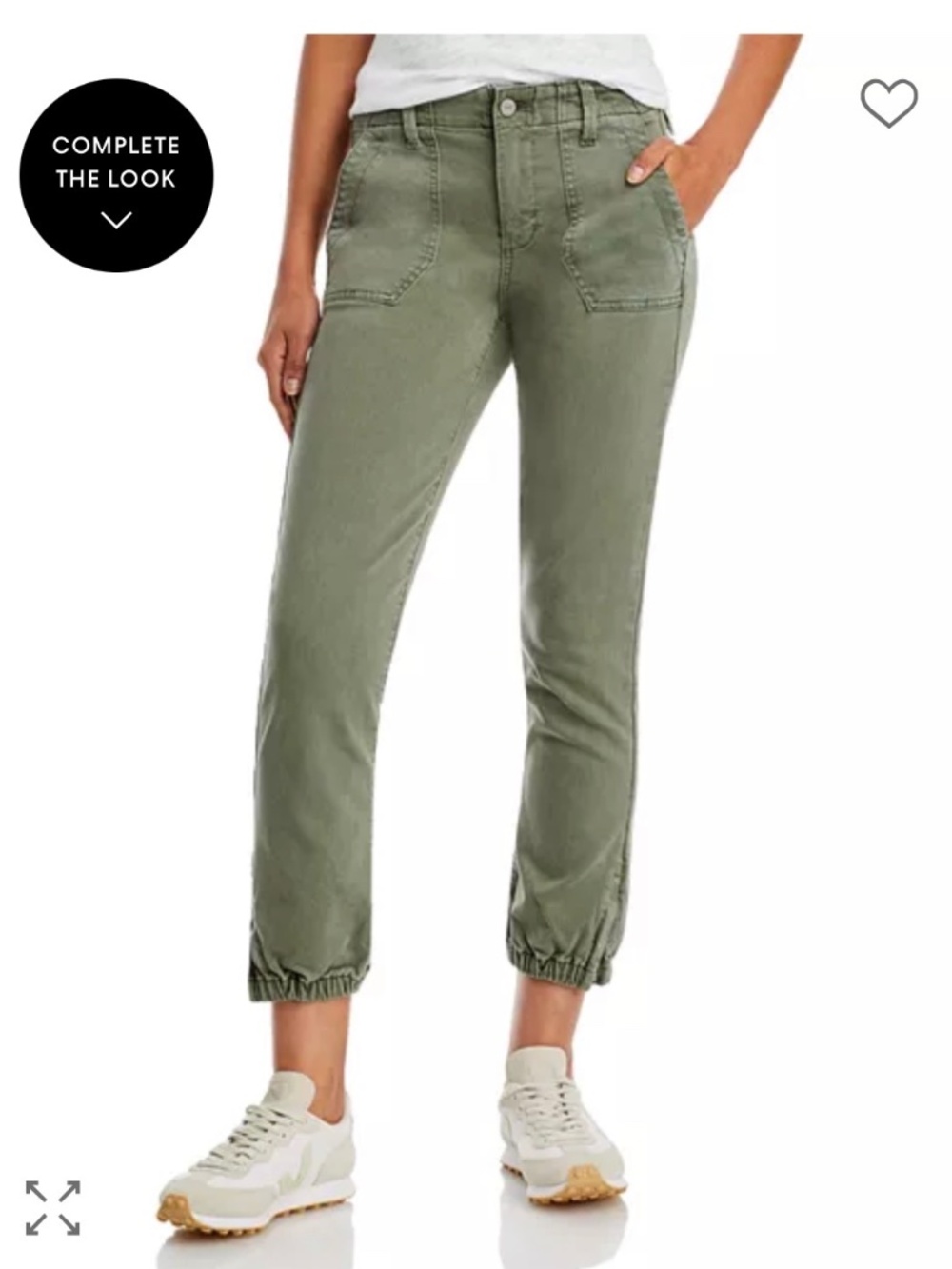 Paige Mayslie Joggers Vintage Ivy Green (Size 25)